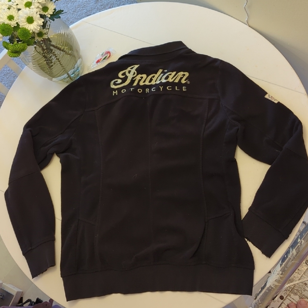 Indian Motorcycle Women's Black Bomber Jacket